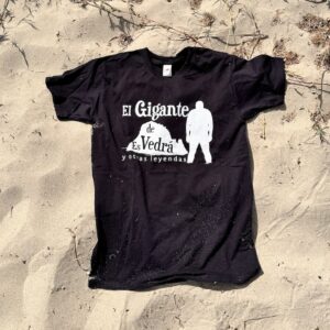 Camiseta negra en castellano