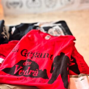 Camiseta roja en catalán